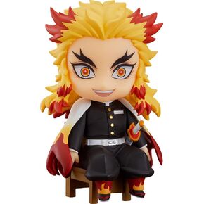 Good Smile Demon Slayer: Kimetsu no Yaiba: Kyojuro Rengoku Nendoroid Swacchao! Action Figure, Multicolor