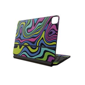 Skin Compatible with Apple Magic Keyboard for iPad Air 11-inch (M2) 2024 - Mushrooms - Premium 3M Vinyl Protective Wrap Decal Cover - Easy to Apply | Crafted in The USA by MightySkins