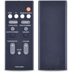 PZL FSR78 ZV28960 Replacement Remote Control fit for Yamaha Sound Bar Surround Soundbar YAS-CU207 YAS-106 ATS-1070 NS-WSW42 ATS1060 YAS-207 YAS106 ATS1070 YAS-107 YAS107 YAS207 ATS-1060 ATS-2070