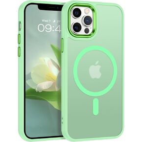 BENTOBEN for Magnetic iPhone 12&12 Pro Phone Case [Compatible with Magsafe] Slim Fit Matte Design Shockproof Bumper Protective Drop Protection Girl Women Boy Men iPhone 12/12Pro Magnetic Cover, Purple