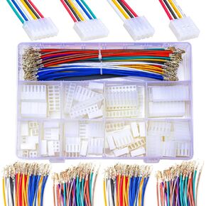موصل الملعب Tcenofoxy MX 3.96 مم مع كابلات مجعدة مسبقًا 20AWG، متوافق مع موصل Molex KK-156 MX 3.96 مم 2/3/4/5/6/7/8/9/10 دبوس (TC-MX3.96-CH) )