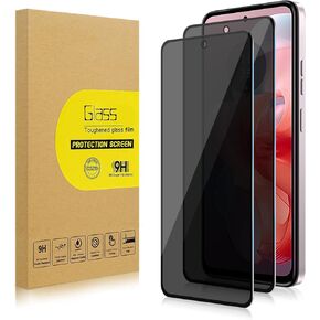 2 Pack Privacy Screen Protector for Motorola Moto G Power 5G 2024 [Anti-Spy Tempered Glass], Ultra HD, Anti-Scratch, Bubble-Free, Easy Install 9H Protective Glass for G Power 5G 2024