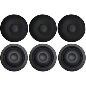 Replaces 4 Pack Trailer Axle Dust Cap Cup Grease Cover & 12Pack with Rubber Plugs for Dexter EZ Lube Trailer Camper Axle 1.98"