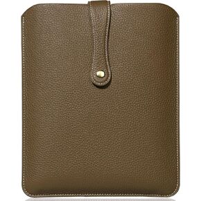 Laptop Sleeve Genuine Leather,Compatible with ipad pro 11 inch, Ipad Air 10.9 inch M2 2024,Air5/4 2022/2020 case, Compatible with ipad 10,accommodate Magic Keyboard，Galaxy Tab S9/S9 FE Bag
