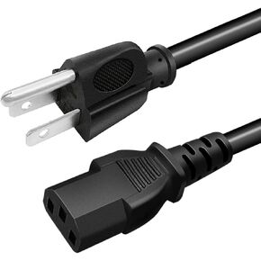 3 Prong Power Cord Replacement for Sole Fitness E20 E25 E35 E55 E95 E98 Sole Treadmill S77 CT800 F60 F63 F65 F80 TT8 Elliptical Treadmills 8.2ft AC Power Cord Cable