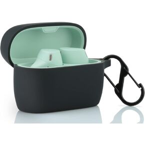 غطاء حماية LEFXMOPHY بديل لسماعات الأذن بلوتوث جابرا إيليت 4 النشطة، غطاء حماية من السيليكون الأسود in Kuwait