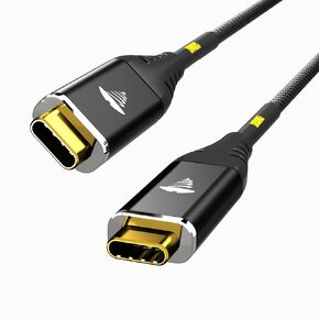 Fast Charging USB C Cable – 3.3 ft. Kevlar 4.0 Gen3 Type C Charger – 1-Cable Phone Charger for All USBC Charger Devices – High-Speed Cord Android Charger & iPhone 15 Charger