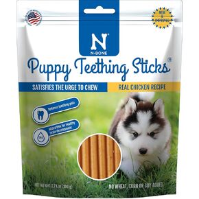 N-Bone Puppy Teething Treats,Chicken, 3.74 oz (111150)