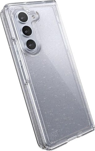 حافظة Speck Clear لهاتف Samsung Galaxy Z Fold 5 - قابلة للطي ومقاومة للخدش وحماية من السقوط - حافظة هاتف شفافة مضادة للأصفر لهاتف Galaxy Z Fold 5 - Presidio Perfect-Clear in Kuwait