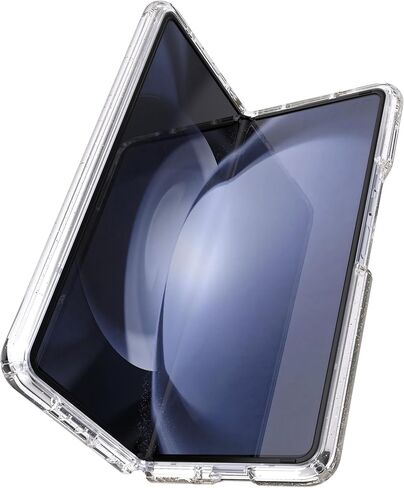 حافظة Speck Clear لهاتف Samsung Galaxy Z Fold 5 - قابلة للطي ومقاومة للخدش وحماية من السقوط - حافظة هاتف شفافة مضادة للأصفر لهاتف Galaxy Z Fold 5 - Presidio Perfect-Clear in Kuwait