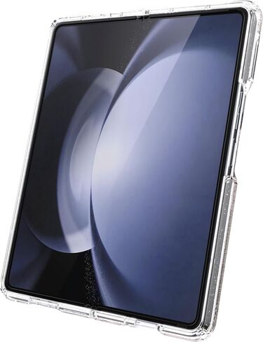 حافظة Speck Clear لهاتف Samsung Galaxy Z Fold 5 - قابلة للطي ومقاومة للخدش وحماية من السقوط - حافظة هاتف شفافة مضادة للأصفر لهاتف Galaxy Z Fold 5 - Presidio Perfect-Clear in Kuwait
