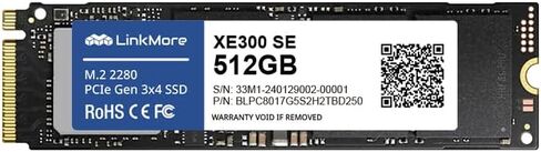 LinkMore XE300 SE 512GB PCIe 3.0 NVMe M.2 2280 SSD, 2100MB/s Read in Kuwait