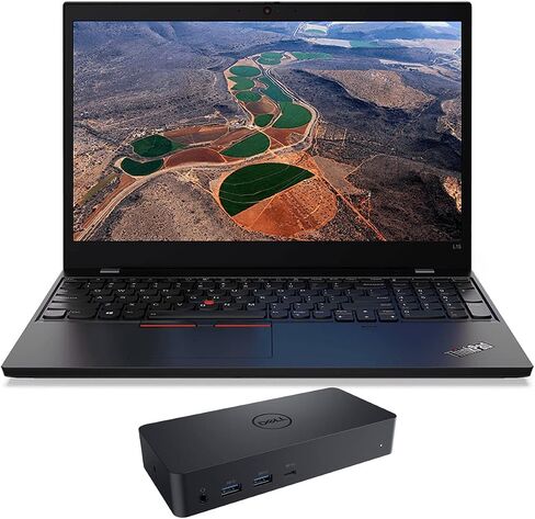 كمبيوتر محمول Lenovo ThinkPad L15 Gen 1 للمنزل والعمل (AMD Ryzen 5 PRO 4650U 6-Core، ذاكرة الوصول العشوائي 16 جيجابايت، 2 تيرابايت PCIe SSD، AMD Radeon، 15.6 بوصة 60 هرتز Full HD (1920x1080)، WiFi، Bluetooth، Win 10 Pro) مع قاعدة D6000 in Saudi Arabia