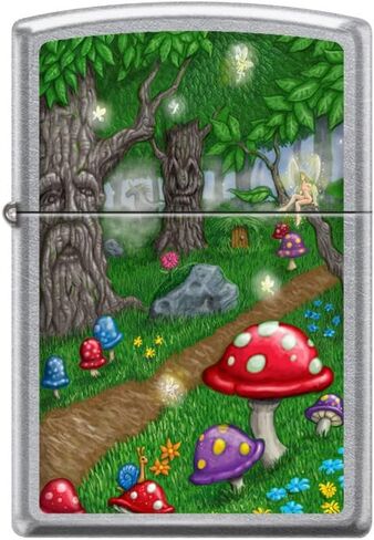 Zippo Lighter-Mushroom Trip Design Windproof Lighter (Mushroom #Z6013) in Saudi Arabia