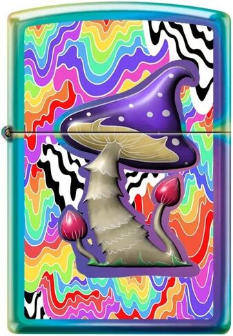 Zippo Lighter-Mushroom Trip Design Windproof Lighter (Mushroom #Z6013) in Saudi Arabia