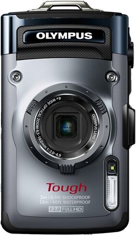 كاميرا رقمية مقاومة للماء OM SYSTEM OLYMPUS TG-1 iHS 12 ميجابكسل مع تكبير بصري 4x (فضي) (متجدد) in Saudi Arabia