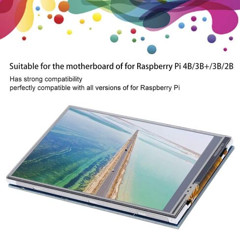 شاشة عرض LCD صغيرة مقاس 3.5 بوصة مقاس 480 × 320 بوصة مع قلم لـ 3B+ و4B in Saudi Arabia