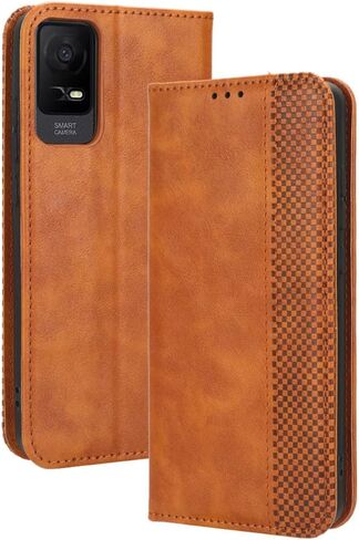 for TCL ION V Wallet Case, TCL ION X T607DL Case, PU Leather Flip Book Style Cover Kickstand Card Holder Slots Protective Magnetic Phone Case for TCL ION V/TCL ION X T607DL Black in Saudi Arabia