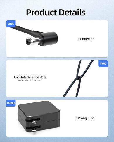 محول شاحن تيار متردد مدرج في قائمة UL مناسب لجهاز Asus Q551 Q551L Q551LB Q551LN Q551LN-BBI706 سلك إمداد الطاقة للكمبيوتر المحمول in Kuwait