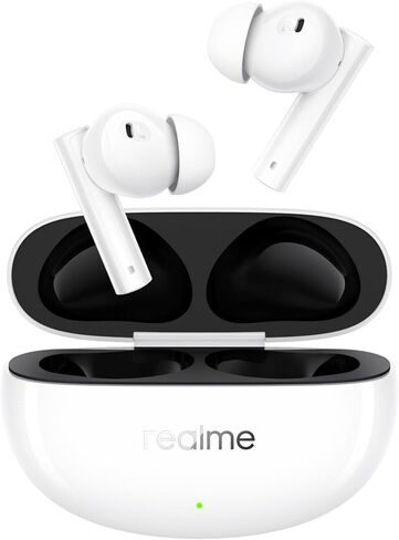 سماعات أذن Realme Air 5 True اللاسلكية مع تقنية ANC بقدرة 50 ديسيبل، ومشغل صوت جهير ديناميكي ضخم مقاس 12.4 مم، وبطارية تصل إلى 38 ساعة، وشحن سريع، وزمن وصول منخفض 45 مللي ثانية، أزرق بحري عميق in Saudi Arabia