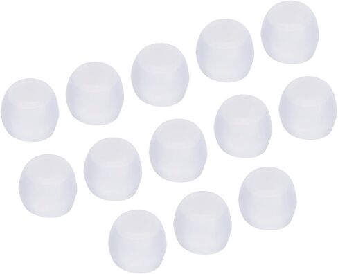 MECCANIXITY Replacement Silicone Ear Tips Earbuds Bud Small Size Earbuds Tips for Earphones Clear 24 Pcs in Saudi Arabia