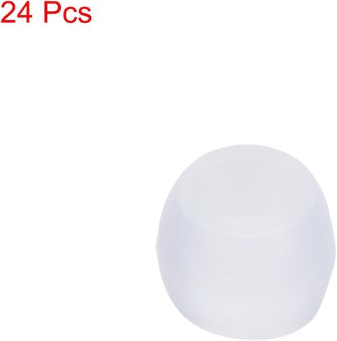 MECCANIXITY Replacement Silicone Ear Tips Earbuds Bud Small Size Earbuds Tips for Earphones Clear 24 Pcs in Saudi Arabia