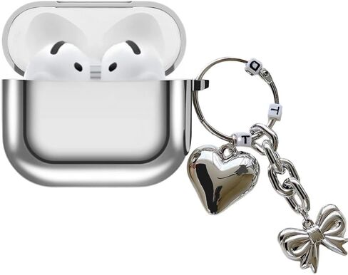 Electroplating TPU Case Compatible with AirPods 4 2024 Cases Shockproof Protective Cover (D) in Kuwait