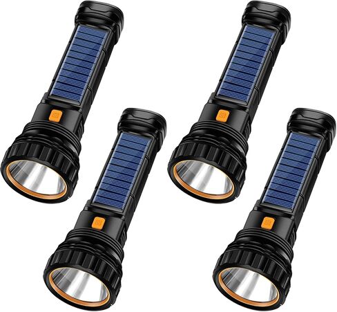 Mini Multifunction Rechargeable Multi Function 1000 Lumens LED Flashlight, with Emergency Strobe Light and 1200 Mah Battery, Emergency Power Supply and USB Charging Cable, Fast Charging in Saudi Arabia