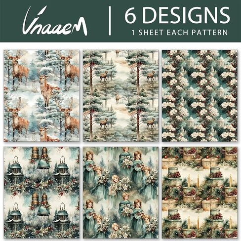 ورق تغليف عيد الميلاد الأمريكي الأفريقي من Vnaaem، غلاف هدايا سانتا الأسود للأولاد والبنات والأطفال والنساء، زينة استحمام الطفل - 20 × 28 بوصة لكل ورقة (8 عبوات) in Kuwait