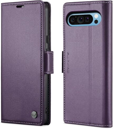 for Google Pixel 9 Pro XL Case Wallet Leather [Card Holder] [RFID Blocking] [Wireless Charging] Cover for Pixel 9 Pro XL Case 2024 (Green) in Saudi Arabia
