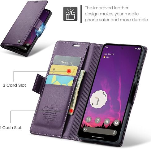 for Google Pixel 9 Pro XL Case Wallet Leather [Card Holder] [RFID Blocking] [Wireless Charging] Cover for Pixel 9 Pro XL Case 2024 (Green) in Saudi Arabia