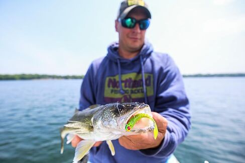 Northland Tackle Eye Candy Jig Crawler Floating 3.5" Soft Plastic Fishing Lure for Walleye Fishing, 12 Realistic Colors, 5 Baits Per Pack in Saudi Arabia