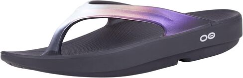OOFOS OOlala Luxe Recovery Sandal, Midnight Spectre - Women’s Size 11 in Saudi Arabia