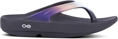 OOFOS OOlala Luxe Recovery Sandal, Midnight Spectre - Women’s Size 11 in Saudi Arabia