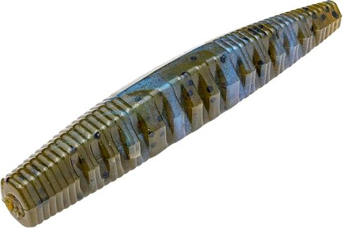 Strike King (NOCHO-466) KVD Perfect Plastics Ned Ocho Softbait Worm Fishing Lure, 466 - Crawdaddy, 2.5", Exclusive Blend of Ingredients in Saudi Arabia