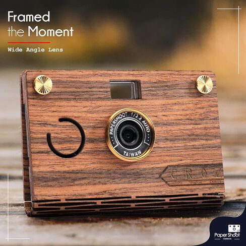 Paper Shoot Camera - 18MP Compact Digital Papershoot Camera Gift for Kid with Four Filters, 10 Sec Video & Timelapse - Includes: 32GB SD Card, 2 Effect Lens & Camera Case - Simple Light Set in Saudi Arabia