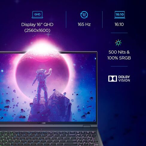 كمبيوتر محمول للألعاب Lenovo Legion Pro 7i (Gen 9) - شاشة 16 بوصة WQXGA 240 هرتز، Intel 24-Core i9-14900HX، NVIDIA GeForce RTX 4080، ذاكرة الوصول العشوائي DDR5 سعة 64 جيجابايت، 4 تيرابايت SSD، لوحة مفاتيح RGB، Windows 11 Pro وMicrosoft Office مدى الحياة in Saudi Arabia