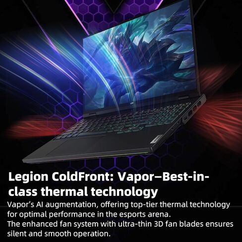 كمبيوتر محمول للألعاب Lenovo Legion Pro 7i (Gen 9) - شاشة 16 بوصة WQXGA 240 هرتز، Intel 24-Core i9-14900HX، NVIDIA GeForce RTX 4080، ذاكرة الوصول العشوائي DDR5 سعة 64 جيجابايت، 4 تيرابايت SSD، لوحة مفاتيح RGB، Windows 11 Pro وMicrosoft Office مدى الحياة in Saudi Arabia