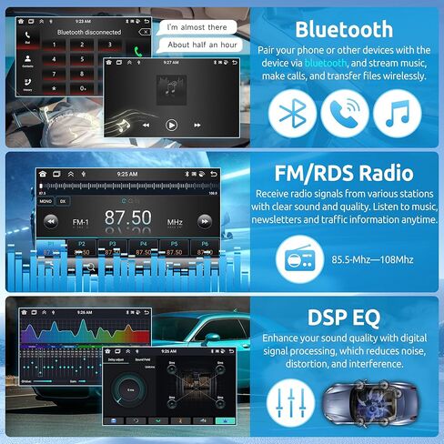 8 Core 2+64G Android Car Stereo لهوندا CRV 2002-2006 مع Carplay اللاسلكي Android Auto Radio Car، 10.1 بوصة وحدة رئيسية تعمل باللمس مرآة رابط WiFi GPS Bluetooth FM/RDS DSP AHD كاميرا احتياطية SWC in Saudi Arabia