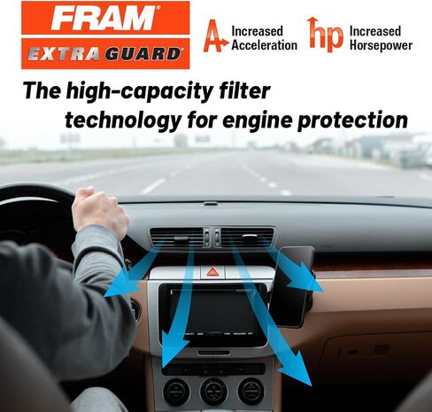 FRAM Extra Guard CA7626 Replacement Engine Air Filter for Select Toyota and Lexus Models, Provides Up to 12 Months or 12,000 Miles Filter Protection in Saudi Arabia