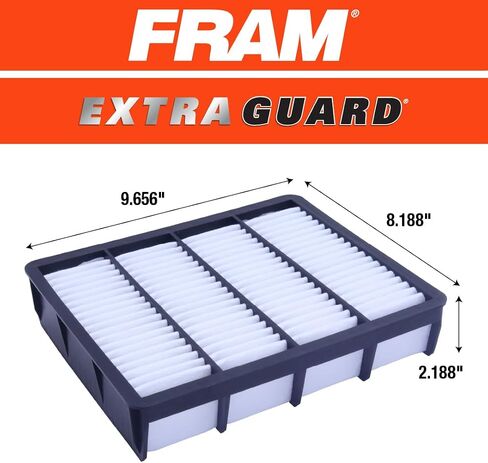 FRAM Extra Guard CA7626 Replacement Engine Air Filter for Select Toyota and Lexus Models, Provides Up to 12 Months or 12,000 Miles Filter Protection in Saudi Arabia