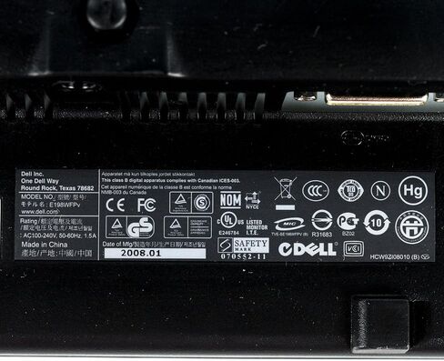 شاشة LCD مسطحة عريضة مقاس 19 بوصة من Dell طراز E198WFP in Kuwait