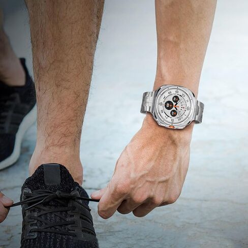 سوار تيتانيوم من TRUMiRR لساعة Galaxy Watch Ultra 47 مم للرجال والنساء، حزام ساعة معدني متين من التيتانيوم بدون فجوة لساعة Samsung Galaxy Watch Ultra 47 مم (2024) in Kuwait