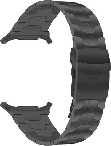 TRUMiRR Titanium Band for Galaxy Watch Ultra 47mm Men Women, Rugged Titanium Metal Watchband No Gap Strap for Samsung Galaxy Watch Ultra 47mm (2024) in Saudi Arabia