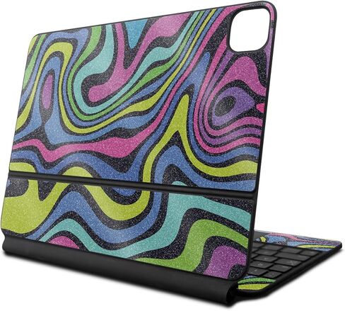Skin Compatible with Apple Magic Keyboard for iPad Air 11-inch (M2) 2024 - Mushrooms - Premium 3M Vinyl Protective Wrap Decal Cover - Easy to Apply | Crafted in The USA by MightySkins in Saudi Arabia