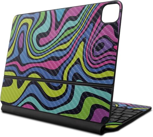 Skin Compatible with Apple Magic Keyboard for iPad Air 11-inch (M2) 2024 - Mushrooms - Premium 3M Vinyl Protective Wrap Decal Cover - Easy to Apply | Crafted in The USA by MightySkins in Saudi Arabia