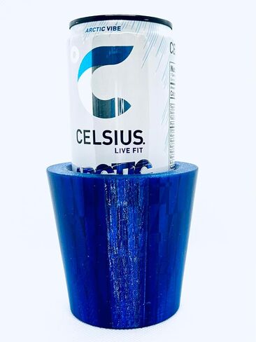 Slim Can Cup Holder for Vehicles - Adapter Slim (Car Cup Holder Expander) Fits Red Bull Celsius Energy Drink Michelob White Claw (Black) in Saudi Arabia