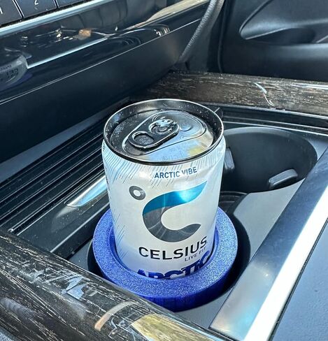 Slim Can Cup Holder for Vehicles - Adapter Slim (Car Cup Holder Expander) Fits Red Bull Celsius Energy Drink Michelob White Claw (Black) in Saudi Arabia