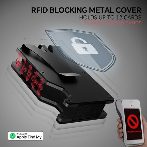 محفظة هوائية، محفظة صغيرة مع شريحة Airtag مدمجة، حامل بطاقات الائتمان RFID، محفظة رفيعة للنساء، متوافقة مع Apple Find My iOS فقط، محفظة قابلة للتتبع، محفظة GPS (أرجواني) in Saudi Arabia
