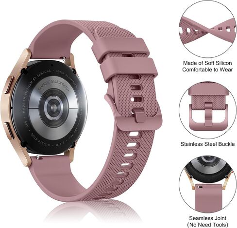 3-Pack Bands Compatible with Garmin Venu 3 / Venu 2 / Vivoactive 4 Watch Band, Garmin Forerunner 745/265/255 Watch Band, Soft Silicone Sport Replacement Strap for Women Men in Saudi Arabia